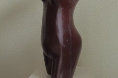Torso turks rood marmer 2016 (verkocht)